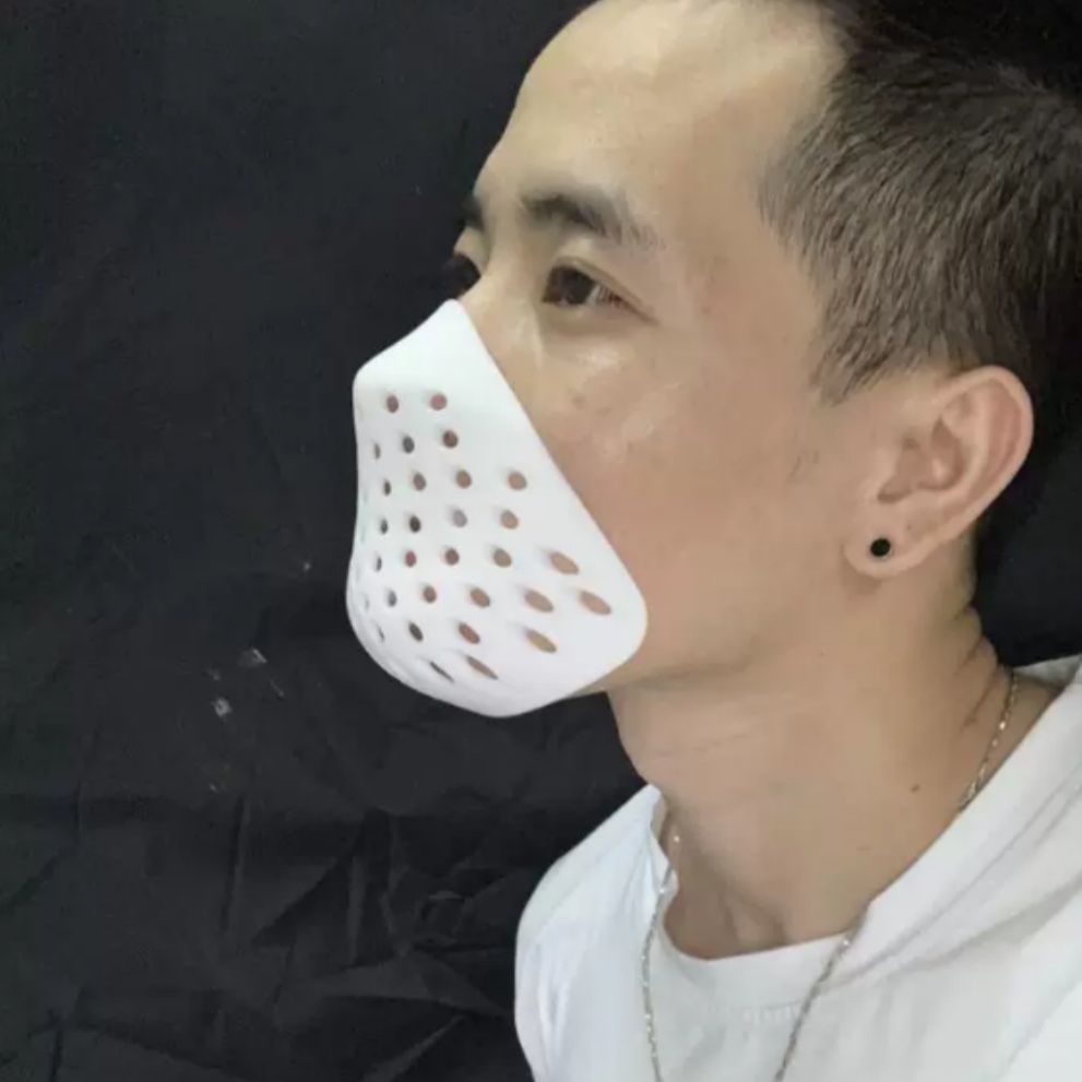หน้ากากครึ่งหน้า 3D ลายแมงมุม  - Silicone Mask Bracket บทวิจารณ์และราคา