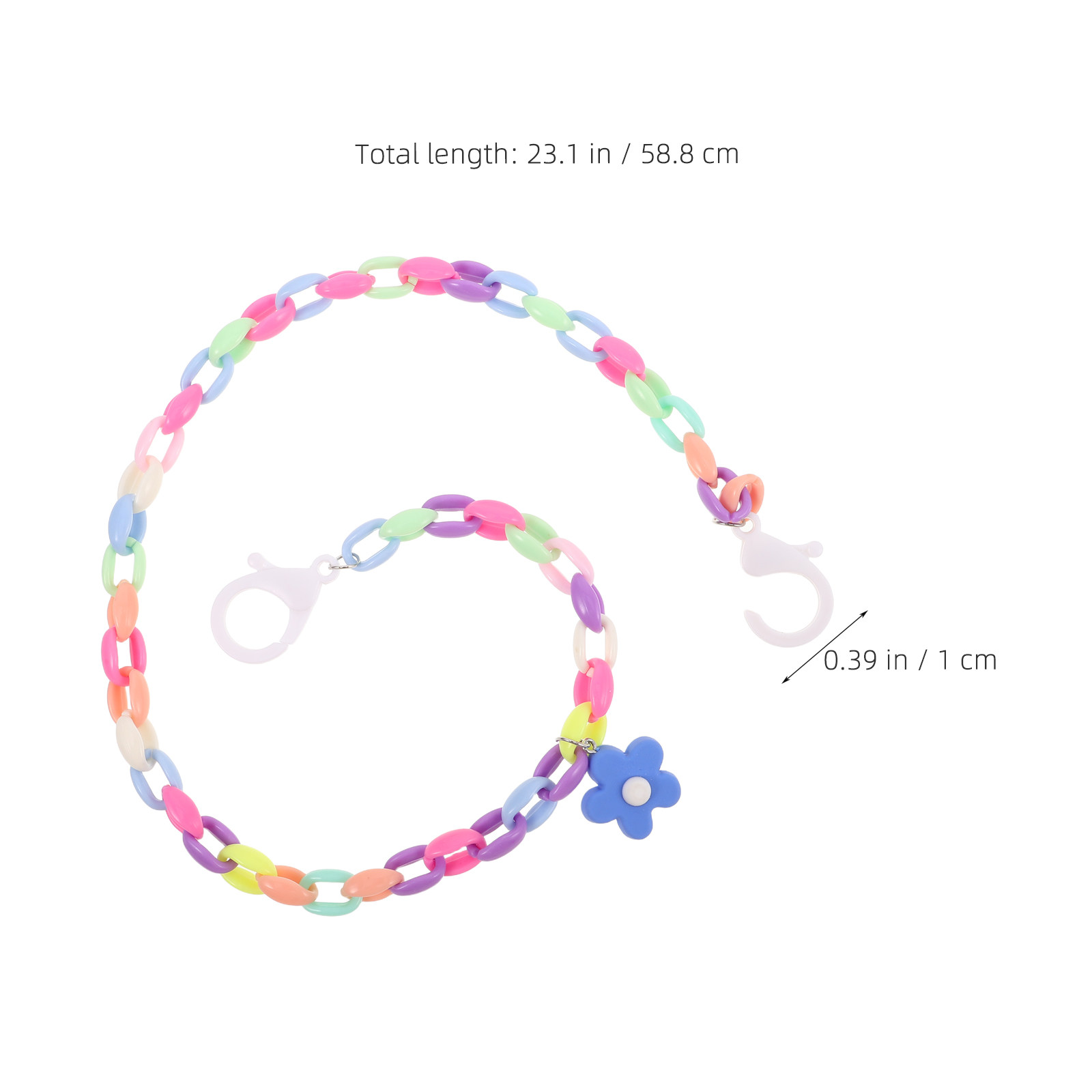 สายคล้องแว่นสำหรับเด็ก ลายดอกไ - Mask Chain Holder บทวิจารณ์และราคา