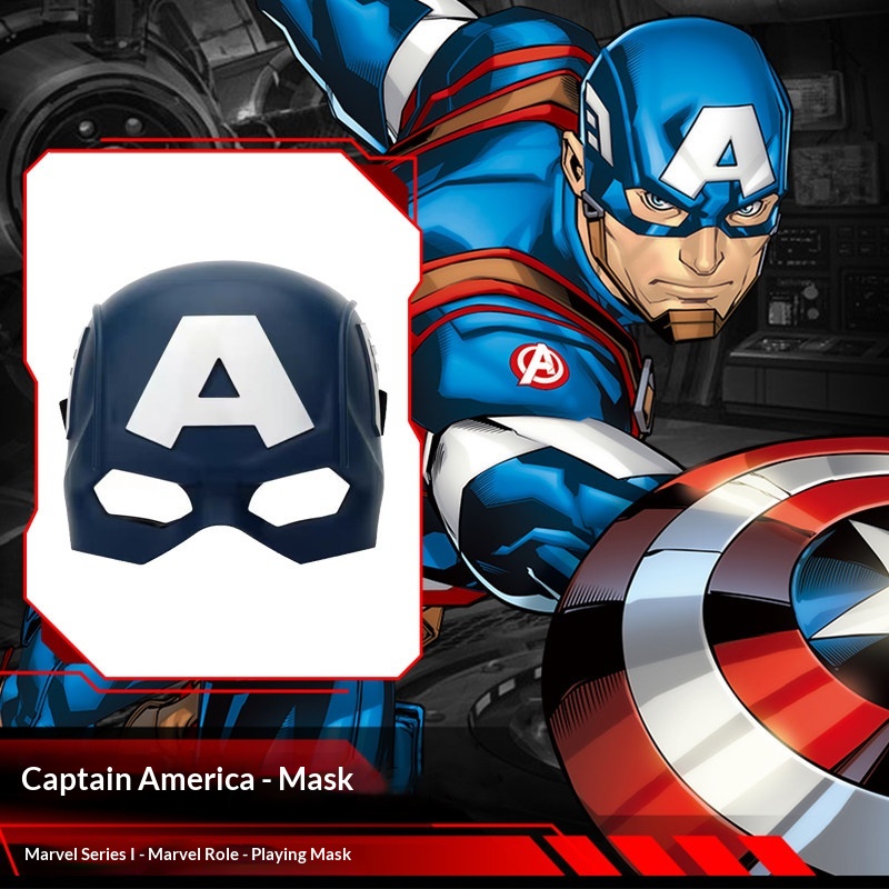 หน้ากากกัปตันอเมริกา ZD Marvel - Kids Face Mask บทวิจารณ์และราคา